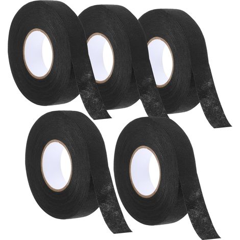 5 rouleaux de ruban flanelle pour faisceau câbles, isolant haute (1/5)
