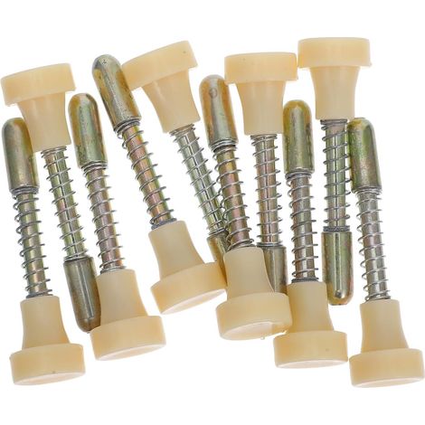 Goupilles de Verrouillage à Ressort Métal 4 X10 Pièces, Loquets à Piston Réglables pour Moustiquaires, Portes de Rangement, Pièces de Rechange Polyvalentes pour Fenêtres (1/5)