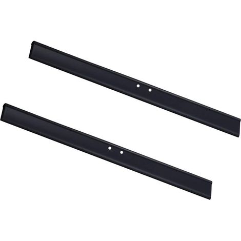 Stück Silikon-Lippenschaber, schwarzes Gummi, 25 cm, Schwarz (1/4)