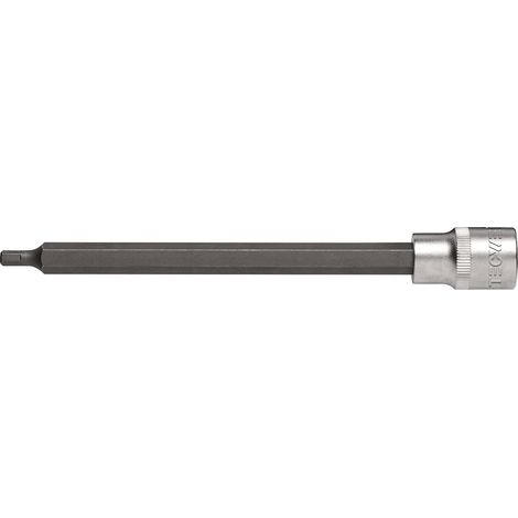 Douille 1/2 pouce 6 pans intérieurs SW 5mm L.180mm TECWERK (1/3)