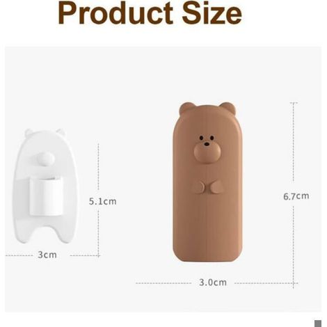 Cache-Charniere Porte - Protection Anti-Pincement En Silicone - Pour Portes Intérieures Et Extérieures - Lot De 2 (1/4)