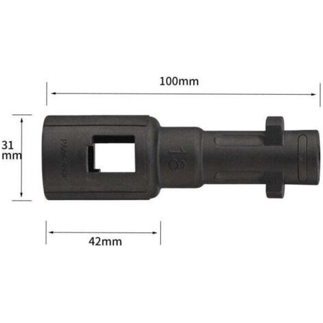 Adaptateur Baïonnette pour Laveuse à Pression, Raccord Convertisseur Compatible Karcher Série K et Lavor