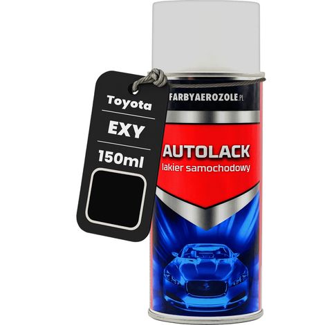Peinture acrylique en aérosol prête à l'emploi 150 ml pour Toyota EXY Noir brumeux (1/5)