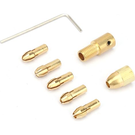 Stück 0,5-3 mm elektrische Bohrer-Spannzange Mikro-Spiralbohrfutter Werkzeugadapter (3,17 mm) (1/5)