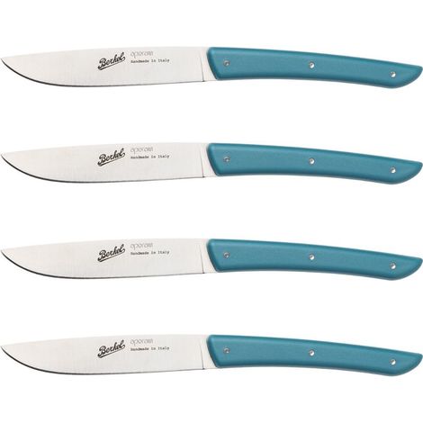 Berkel Steakmesser-Set 4-tlg. Color blu petrolio (1/4)