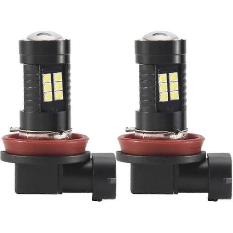 2 ampoules LED Canbus H8 3030 21 SMD pour feux de jour/antibrouillards (DRL) pour Skoda Superb