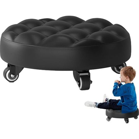 Tabouret de sol pour adultes cuisine à assise basse bas multifonctionnel , style et piètement assort (1/5)