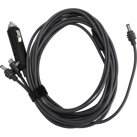 Câble d'alimentation Satellite 3 en 1, résistant à l'eau IP68, Type C, 12V, 24V, chargeur de voiture, Plug and Play, 10m / 32,8 pieds. (1/5)