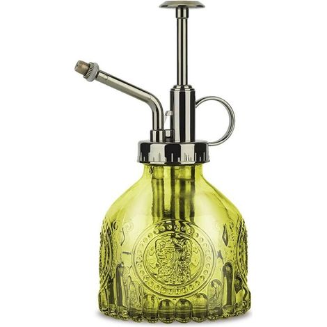 Retro-Glas-Gießsprüher, 200 ml, Handpumpe für Zimmer- und Gartenpflanzen – präziser und stilvoller Sprühnebel