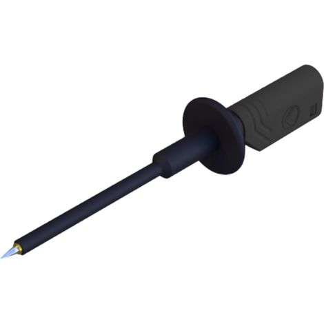 Hirschmann Test & Measurement PRUEF 1600 Au sw Sicherheits-Prüfspitze 975017700 Steckanschluss 2 mm