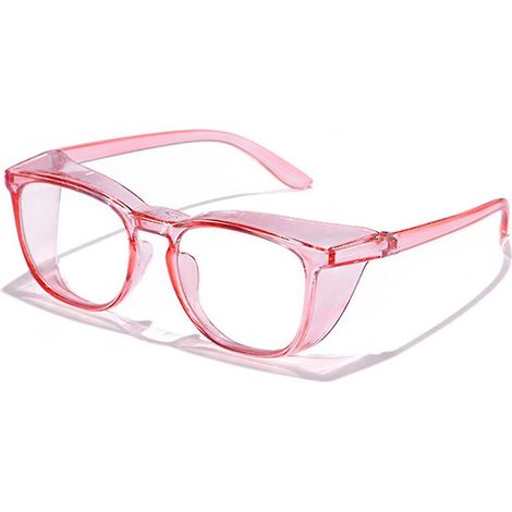 Schutzbrille mit Antibeschlag-, Blaulicht-, Pollen- und Sonnenschutz – Pink
