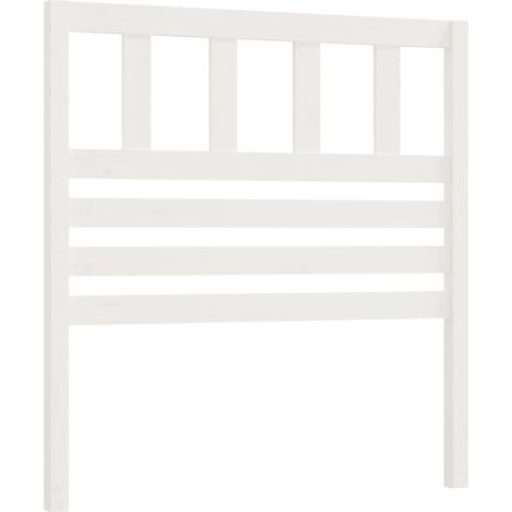 Cabecero accesorio para dormir mueble de dormitorio 81 x 4 x 100 cm madera blanca TDL0203690