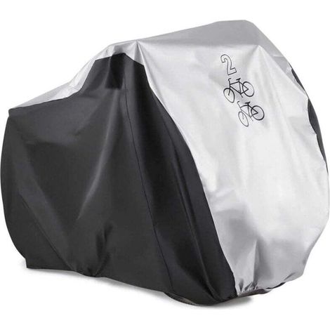 Funda impermeable y resistente a los rayos UV para 2 bicicletas de montaña y una de carretera - KZQ