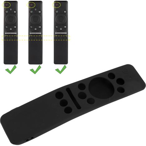 Housse de Protection Silicone pour Télécommande Samsung BN59 Noir (1/5)