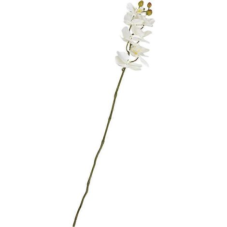Tiges d'orchidées artificielles réalistes, idéales pour la décoration de mariages, pratiques et vendues à l'unité. (1/5)