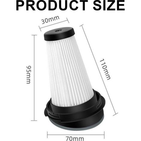 Filtre De Rechange - Pour Aspirateur Balai - Compatible Rowenta X-Pert 3 60 X-Pert 160 RH72xxx ZR005202 - Lot De 2 (1/5)