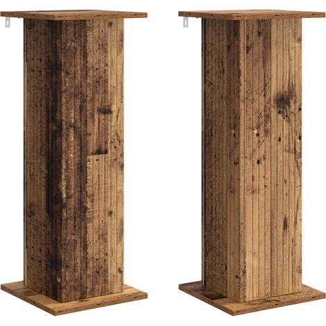 Maison Exclusive - Pflanzenständer 2 pcs Altholz 30,5 x 30 x 80,5