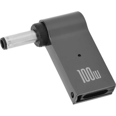 Adaptateur Convertisseur de Charge USB-C vers 7,4 x 5,0mm 100W PD pour Ordinateurs Portables - HP Pavilion, HP Envy, HP Elitebook, HP Probook, HP Compaq, Compaq Presario (1/5)
