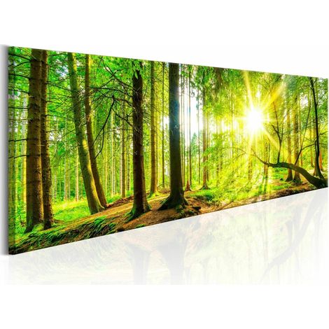 Tableau arbres majestueux - 135 x 45 cm (1/4)