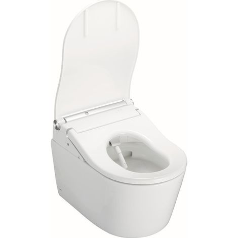 WC douche Washlet RW pour WC suspendu – Télécommande – Douche d'eau chaude – Siège chauffant – Déodorant – Sèche-linge – Ewater+ – Toto