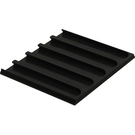 Support de rangement pour capsules de café, peut contenir 25 capsules Nespresso, adhésif, en plastique, noir et blanc. (1/5)