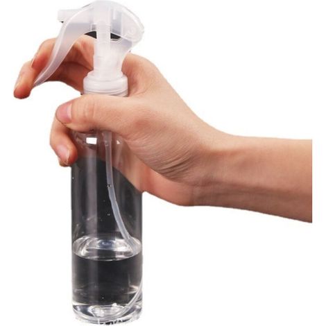 Flacons pulvérisateurs 200 ml – Lot de 5 en plastique avec entonnoir pliable – Idéal pour soins capillaires, plantes & cosmétiques