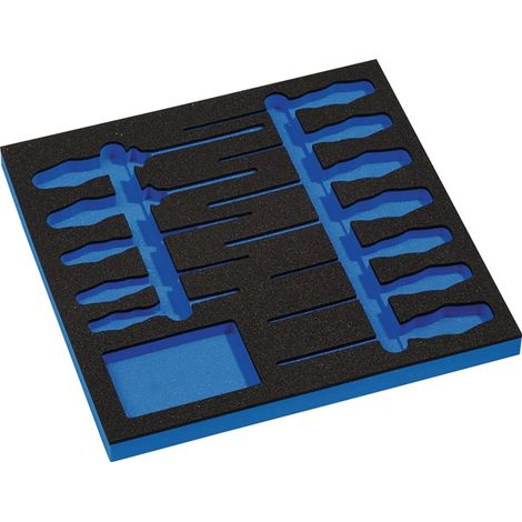 WERA Werkzeugmodul Leereinlage 2/3-Modul 4000 871 288, 12-teilig