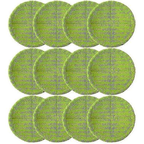 AURA Lot de 12 pièces de rechange pour balai-serpillière électrique rotatif sans fil (1/5)