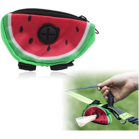 Distributeur de Sacs à Déjections Canines - Marque - Modèle - Blanc - Rose - Petit (1/4)