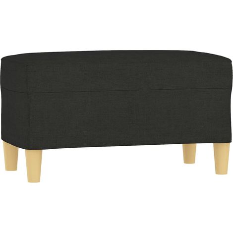 Banc d'entrée - Banc intérieur Noir 70x35x41 cm Tissu fr9416 - Maison La Vie (1/5)