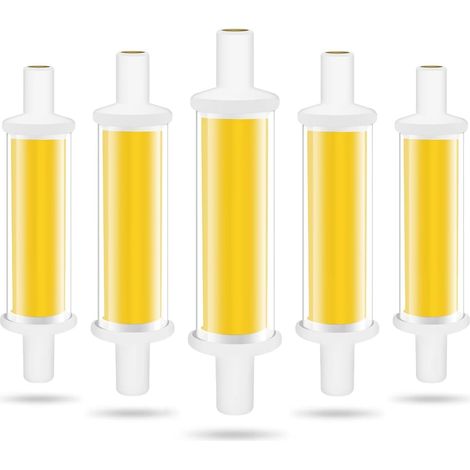 Ampoule LED R7S 78 mm, 4,2 W. Équivalent halogène 50 W, lumière blanche froide 6000 K, 600 lm, tube LED COB R7S, non dimmable, sans scintillement.