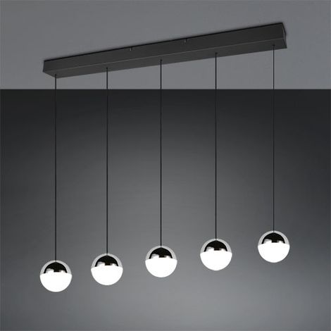 Lampe suspendue à 5 lumières Senta Chrome - R33555106 (1/3)
