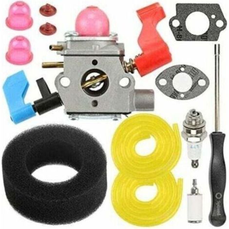 530071775 Vergaser mit Luftfilter-Kit für Poulan Weedeater PPBVM200 PPBVM200LE WT200LE BV1800LE BV1650LE BV2000LE BV1650 BV1850 Benzin-Laubbläser, ersetzt WT-784 530071632 530071465 (1/4)