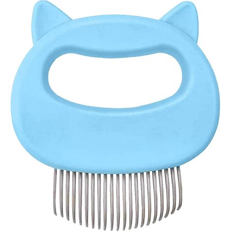 Peigne Pour Animaux - Brosse De Toilettage À Dents Courbes - Pour Enlèvement De Poils Lâches Et Massage Cutané - Convient À Chiens Et Chats - 1 Pièce (1/5)