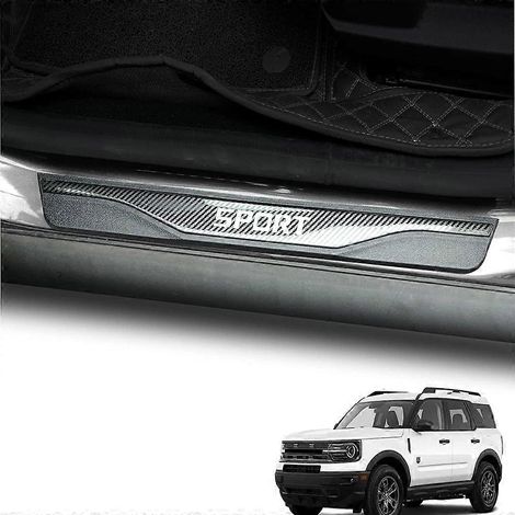Accessoires automobiles : seuil de porte d'entrée pour Ford Bronco Sport 2021-2024, bande de seuil de porte, pièces automobiles ( ) (1/5)