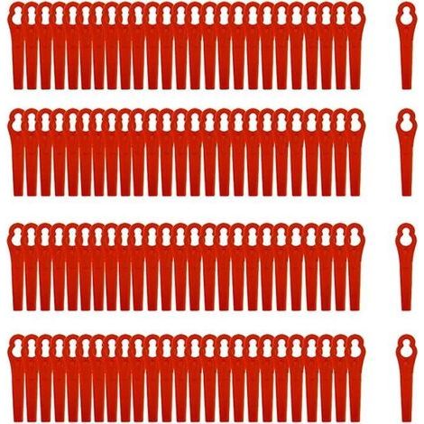 Plastic Cutting Blades - RED - 100 Pieces - Garden Accessories