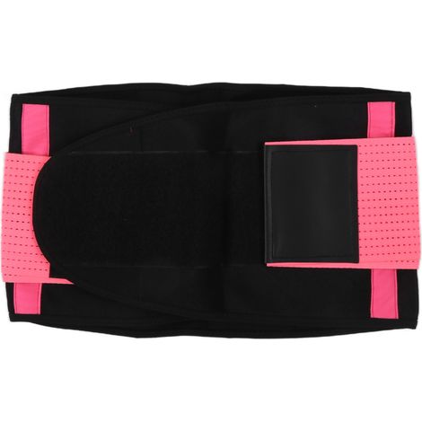 Pansement lombaire confortable, respirant, hypoallergénique pour le soutien du dos et le soulagement de la douleur - Rose (1/5)