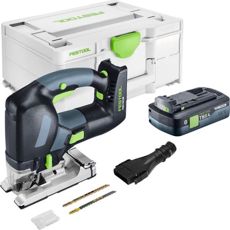 Scie sauteuse pendulaire sans fil Festool PSBC 500 EB-Basic 18 V 120 mm + 1 batterie 4,0 Ah + Systainer - sans chargeur (1/5)