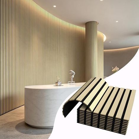 Acoustic Wall Panels Wood Flexible 11 x 40 cm (1/5)