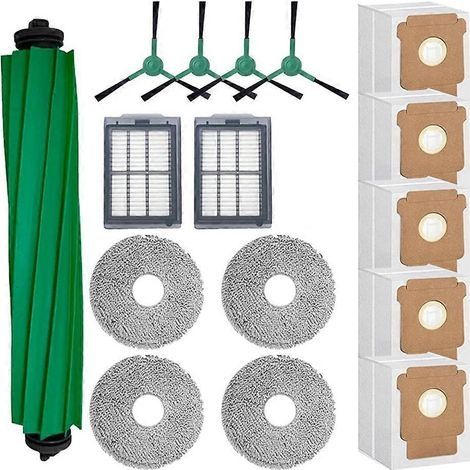 Kit de pièces de rechange pour aspirateur robot iRobot Roomba Plus 405/505 Combo : brosse principale, filtre de nettoyage et sac à poussière. (1/5)