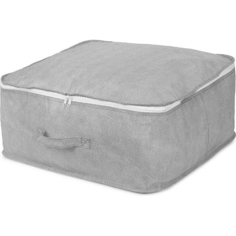 Compactor - Borsa portaoggetti con cerniera, 46 x 46 x 20,5 cm, colore: Grigio (1/5)