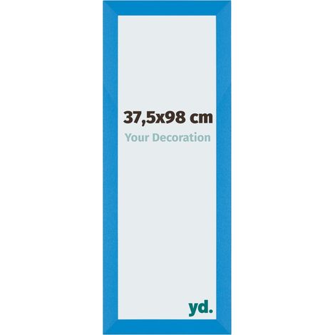 yd. - Cadre photo 37.5x98 - Bleu Brillant - MDF - Mura