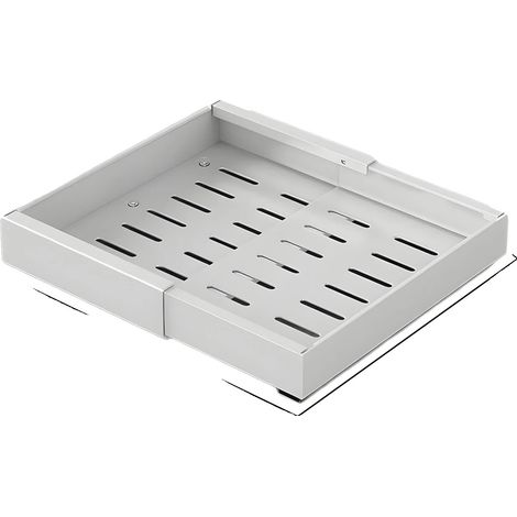 Estantería de almacenamiento, diseño ajustable, fácil de instalar, color blanco. (1/2)