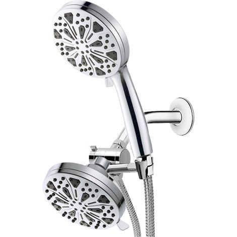 Set doccia doppio per bagno, doccia portatile multifunzionale, soffione doccia a 8 funzioni (1/5)