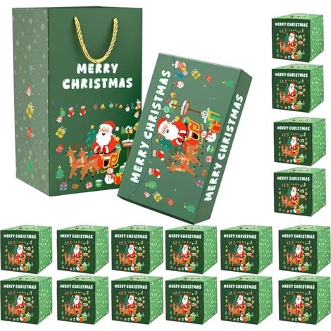 Boîte à Argent de Noël Étui à Monnaie Boîte Pliante pour Voyages Soirées Anniversaires Fêtes Adultes Jeux et Cadeaux (1/5)