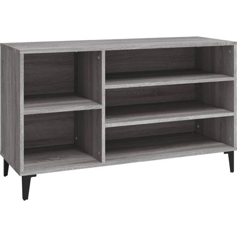 Maison Exclusive - Scarpiera Grigio Sonoma 102x36x60 cm in Legno Multistrato