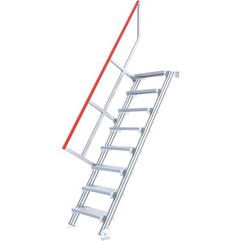 Scale industriali 17 gradini - Altezza da superare de 4.25m - Pendenza 60° - 22100817