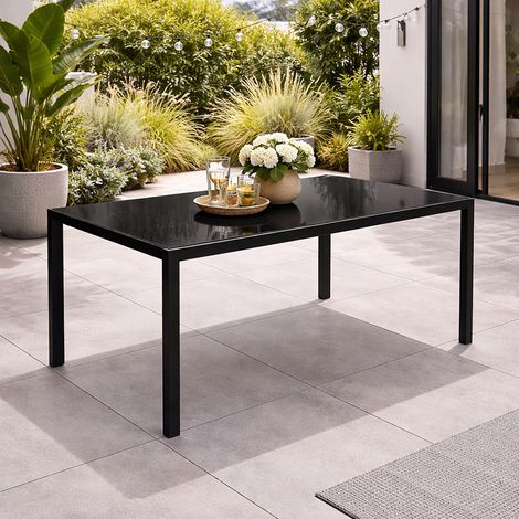 Gartentisch Glastisch 2-teilig 150x80x73 cm-MGMS1508073-T (1/4)