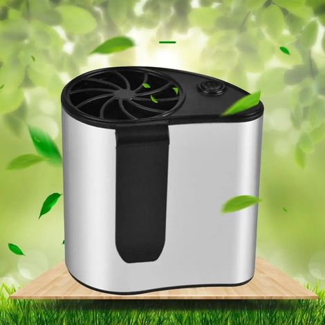Outdoor portable portable portable usb rechargeable waist fan mini clip air conditioner mini 3 speed mobile air conditioning small fan (1/5)