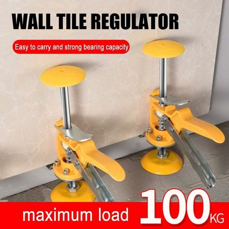 2 pièces Niveleur Carrelage, Carreaux Muraux Leveler, Outil Auxiliaire pour Carreaux (1/4)